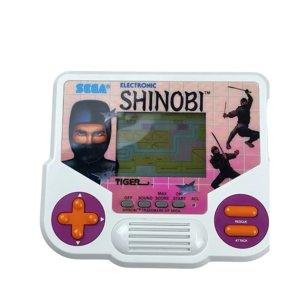 Vintage 1988 Sega Tiger Electronic SHINOBI Handheld Video Game Tested Works